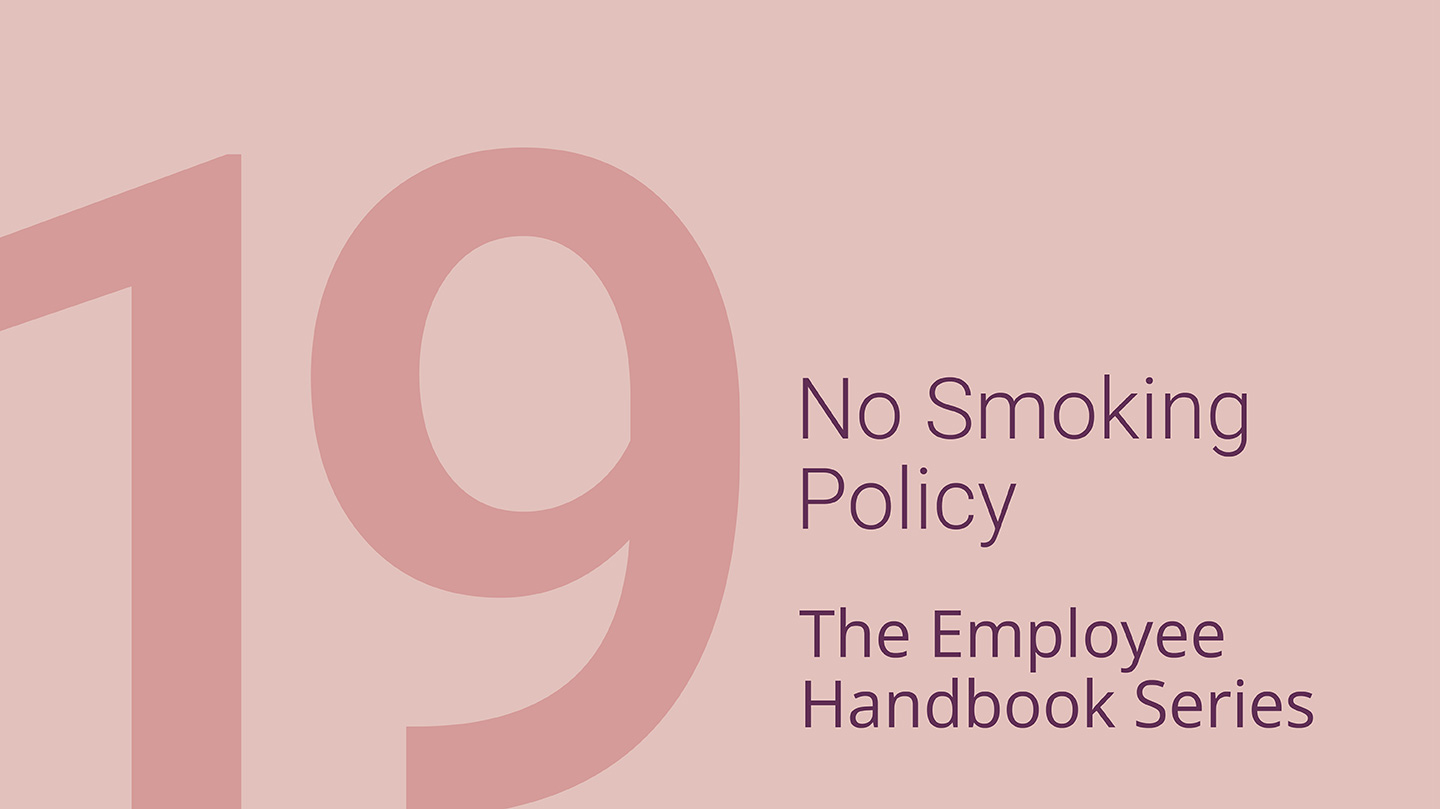 No Smoking Policy Employment Law