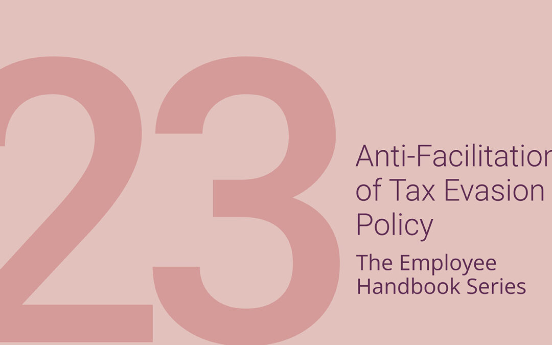 Anti-facilitation of Tax Evasion Policies in Employment Law